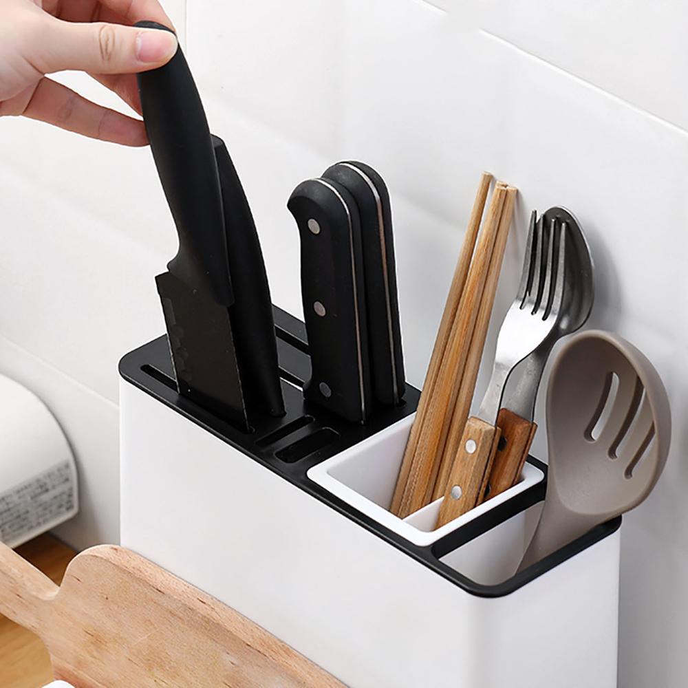 Tableware Storage Holders Kitchen Knife Plastic Storages Racks For Kitchen Convenience Cabinet Kitchen Gadgets - Image 8