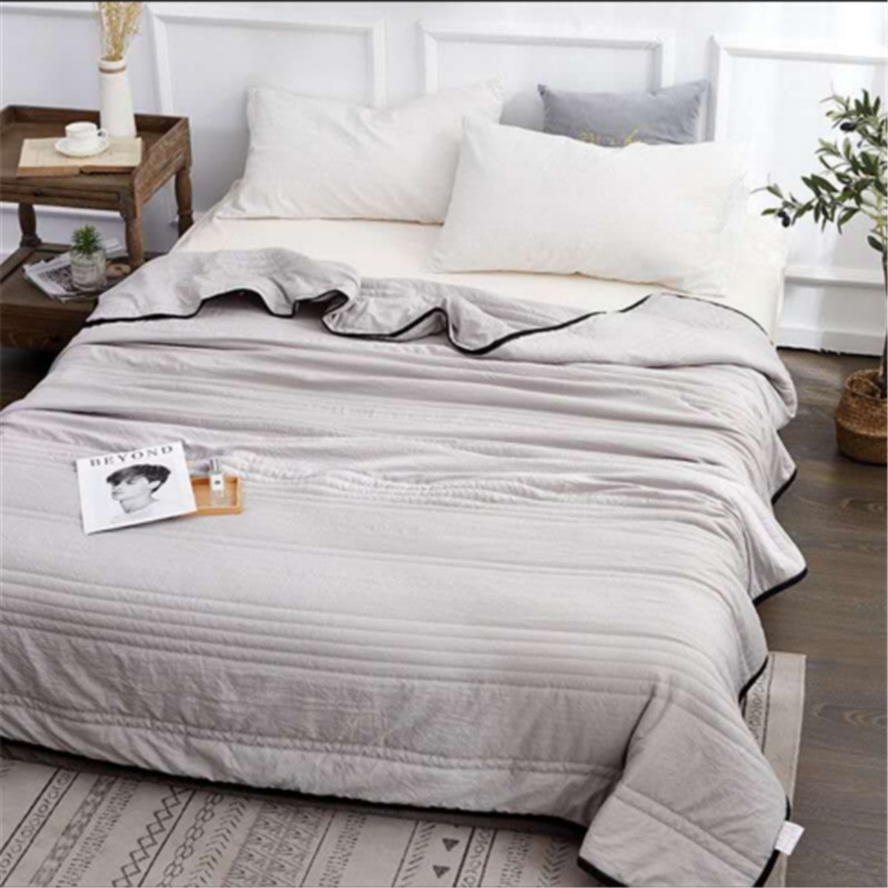 Cooling Blankets Pure Color Summer Quilt Plain Summer Cool Quilt Compressible Air-conditioning Quilt Quilt Blanket - Image 4
