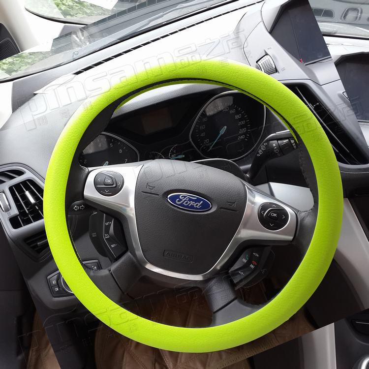 Non-slip car silicone steering wheel cover GM silicone steering wheel handle set Steering wheel silicone cover - Image 6