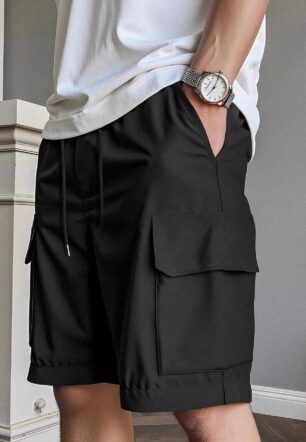 High-street Relaxed-fit Straight-leg Pants