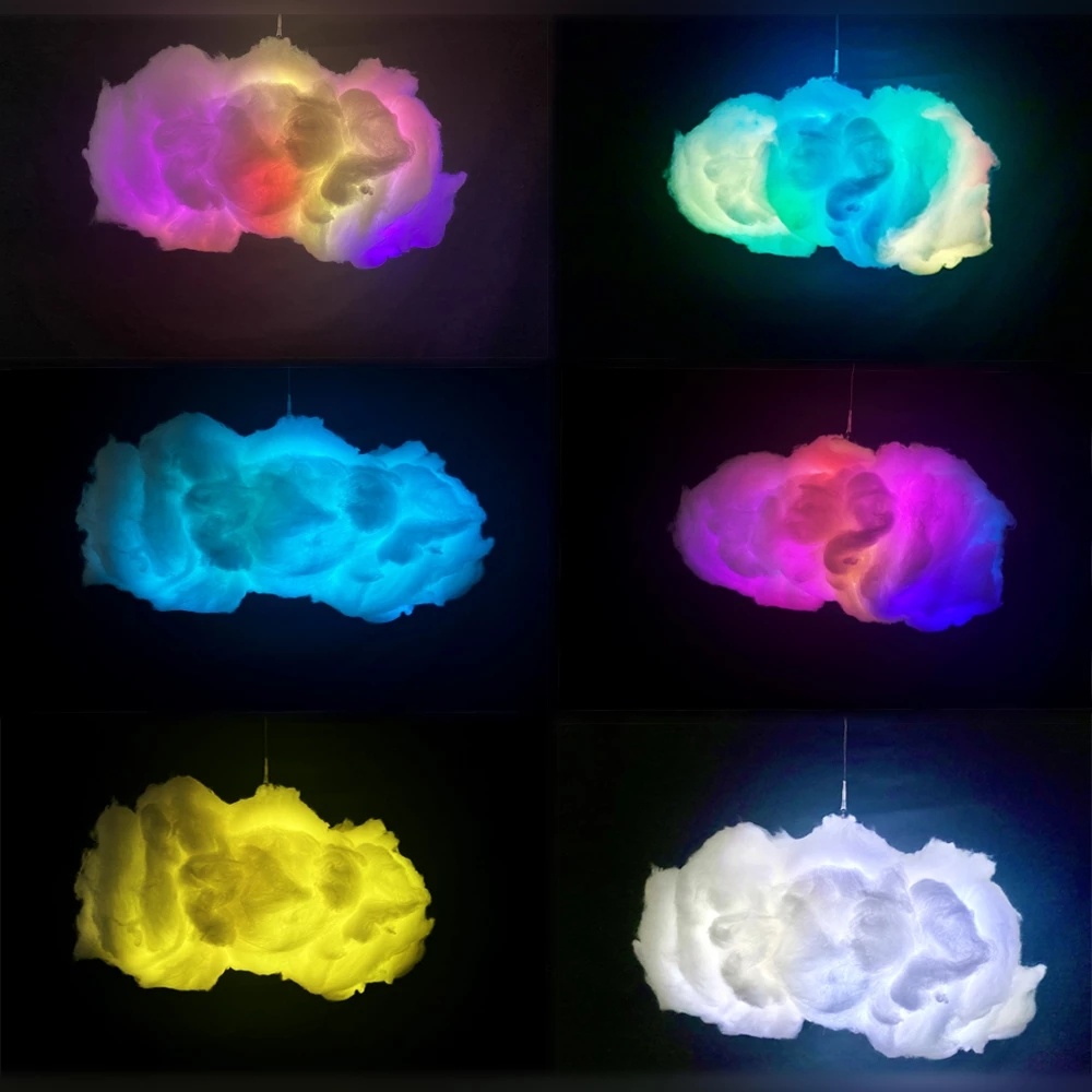 USB Cloud Light APP Control Music Synchronization 3D RGBIC Ambient Light Lightning Simulation Clouds Bedroom Room Light - Image 8