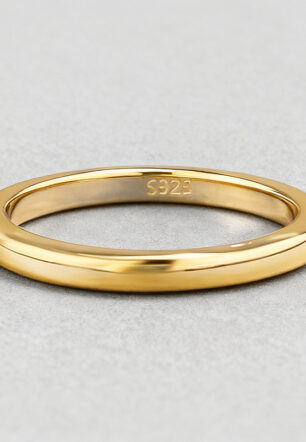 925 Silver European And American-style Plain Band Ring