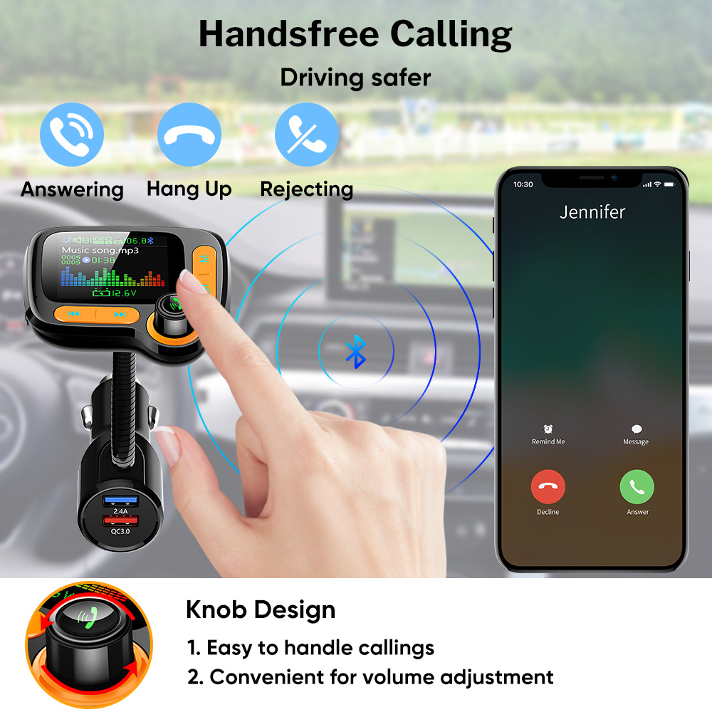 Car Bluetooth Multi-Function Player With Large Color Screen - Image 5
