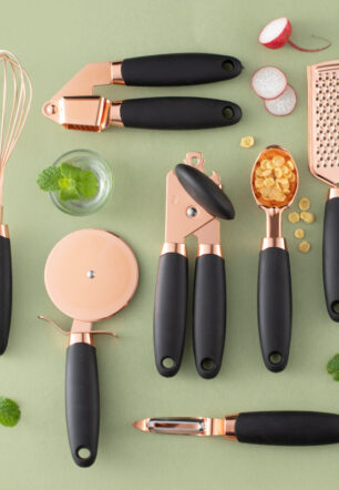 Kitchen Household Peeler Gadget Copper Plating Set