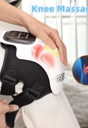 Intelligent Home Use Electric Intelligent Kneading Heating Knee Massager Rechargeable Pain Relief Infrared Laser Vibration Knee Massager