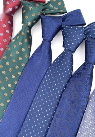 Mens Jacquard Woven Business-casual Tie
