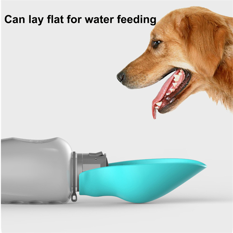 800ml Dogs Water Bottle Portable High Capacity Leakproof Pet Foldable Drinking Bowl Golden Retriever Outdoor Walking Supplies Pet Products - Image 6