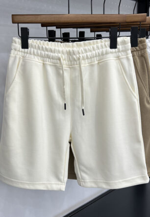 White Casual Lace-up Capri Pants