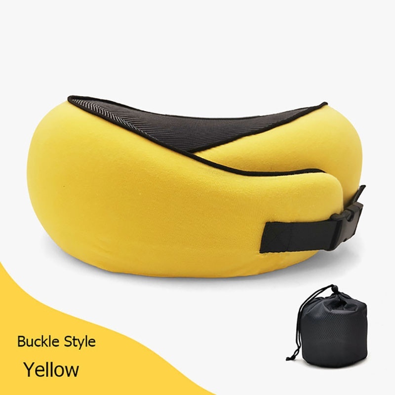 Travel Neck Pillow Non-Deformed Airplane Pillow Travel Neck Cushion Durable U-Shaped Travel Memory Cotton Nap Neck Pillow - Image 9