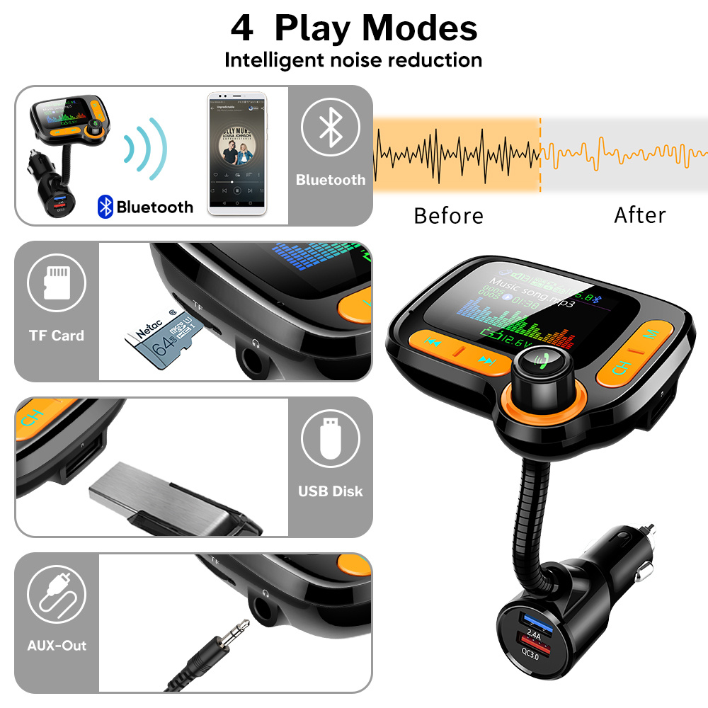 Car Bluetooth Multi-Function Player With Large Color Screen - Image 7
