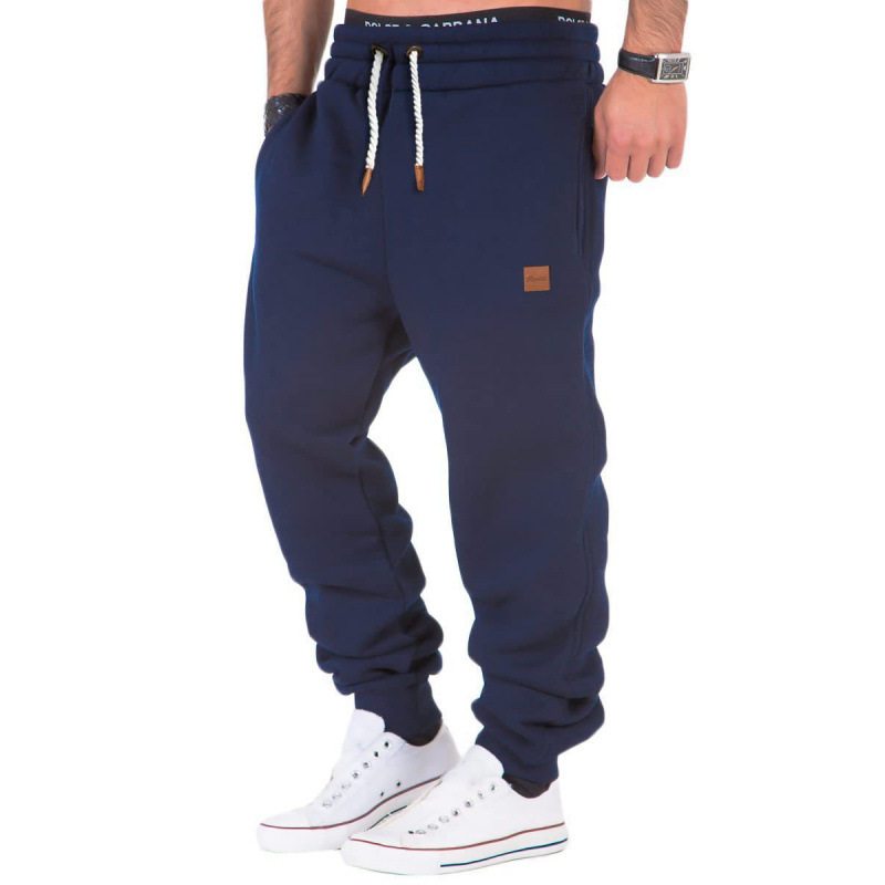 Mens AutumnWinter Patchwork Training Sweatpants - Image 7