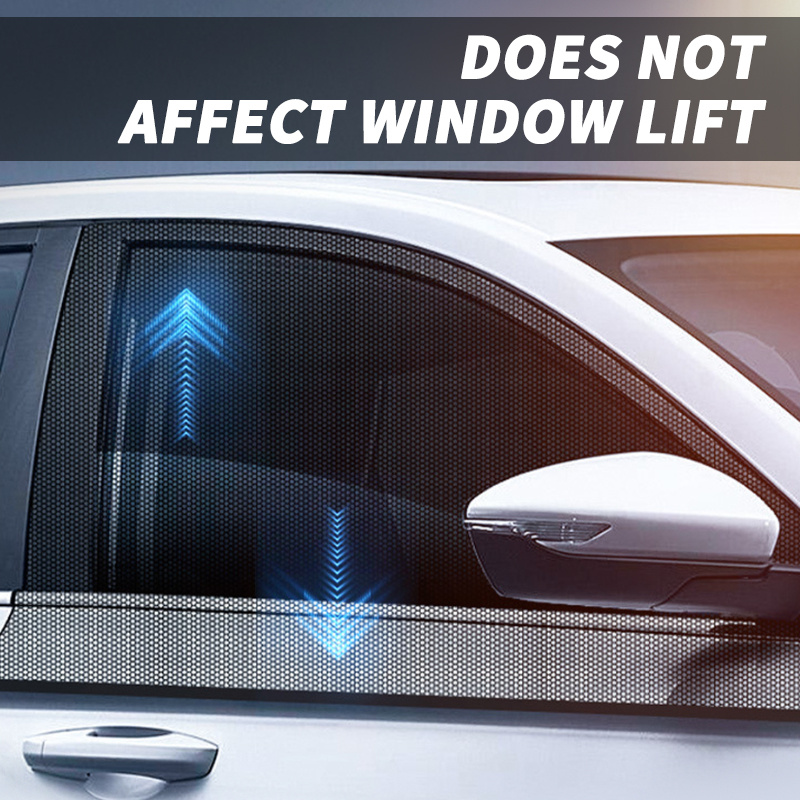 Car Front&Rear Side Curtain Sun Visor Shade Mesh Cover Insulation Anti-mosquito Fabric Shield UV Protector Car Accessories Car Side Window Sunshades Window Screen Door Covers UV Protector - Image 4