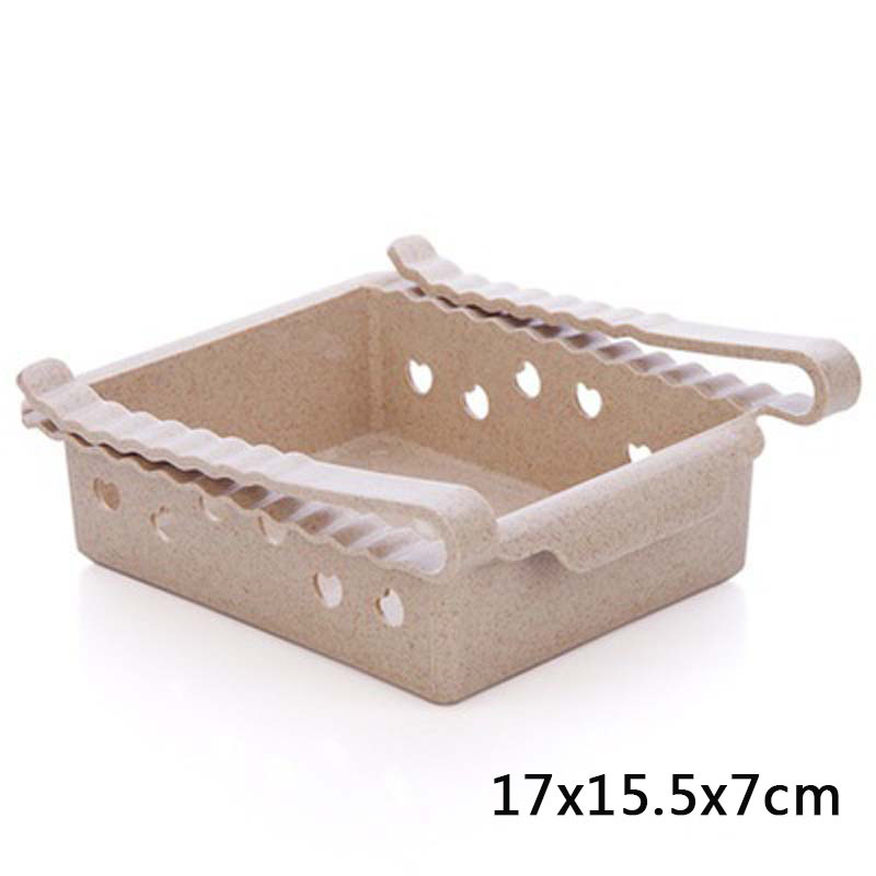 Hanging Plastic Refrigerator Clapboard Storage Rack Kitchen Supplies - Image 8