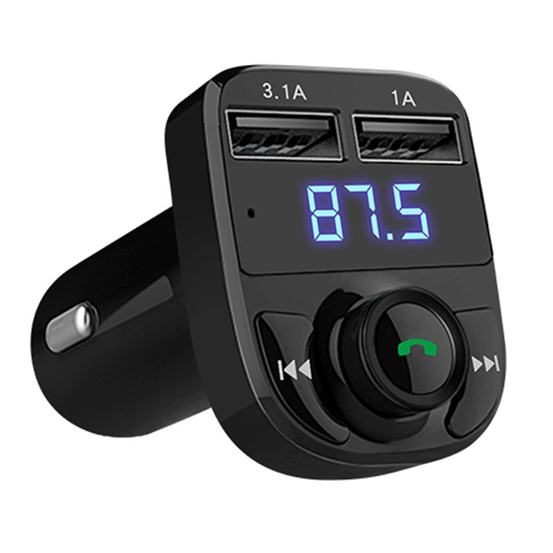 Car MP3 Audio Player Bluetooth Car Kit FM Transmitter Handsfree Calling 5V 4.1A Dual USB Car Charger Phone Charger - Image 5