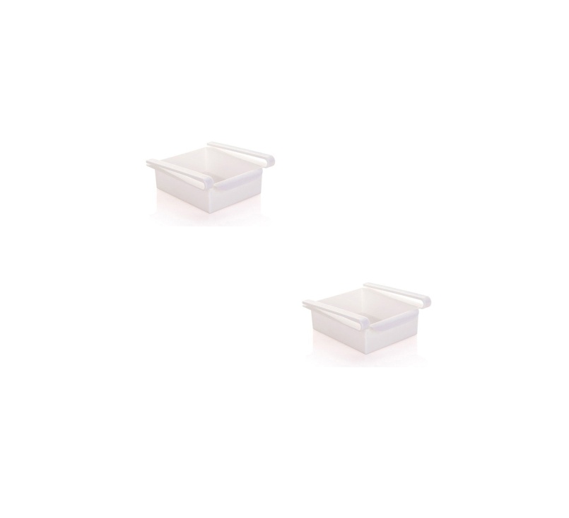 Hanging Plastic Refrigerator Clapboard Storage Rack Kitchen Supplies - Image 11