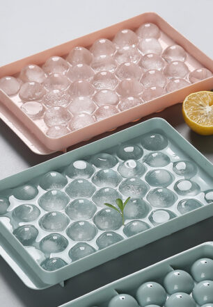 Ice Tray 3D Round Ice Molds Home Bar Party Use Round Ball Ice Cube Makers Kitchen DIY Ice Cream Moulds