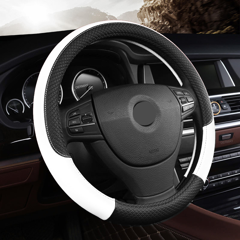 Universal Leather Car Steering Wheel Cover - Image 11
