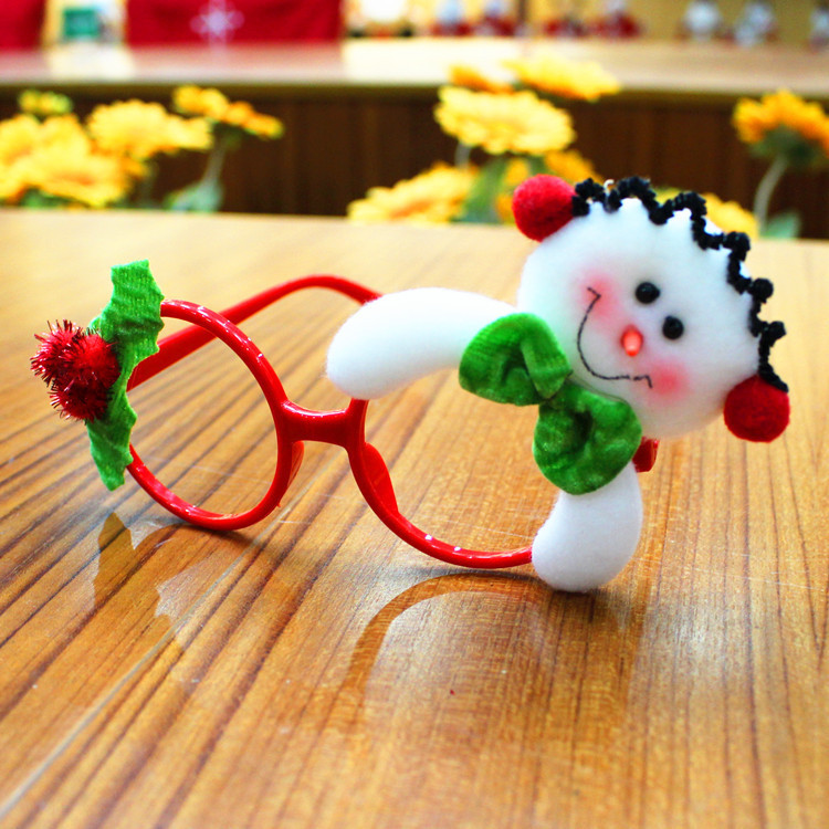 Christmas glasses frame Christmas party supplies Christmas gifts Christmas decorations glasses Santa glasses - Image 4