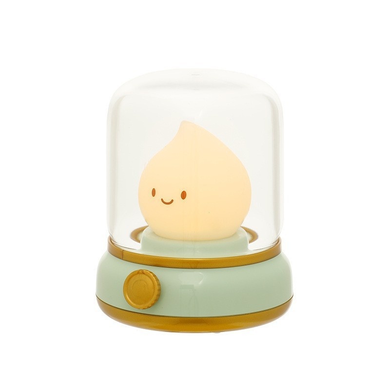 Retro Small Night Lamp Bedroom Mini Desktop LED Cute Night Lamp Creative USB Rechargeable Portable Cartoon Table Lamp For Coffee Bar Hotel Bedroom Home Decor - Image 9