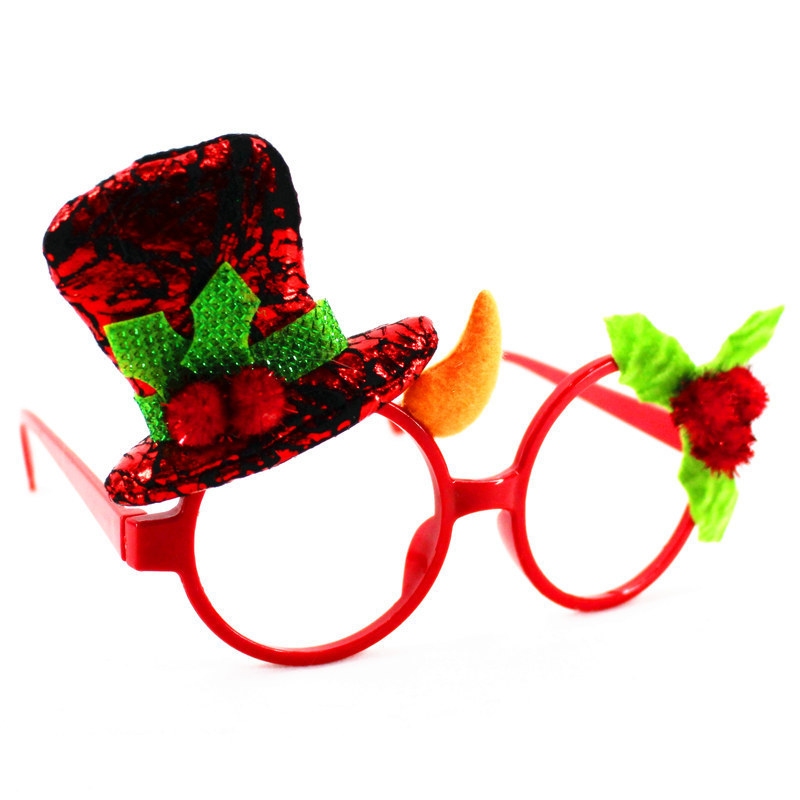 Christmas glasses frame Christmas party supplies Christmas gifts Christmas decorations glasses Santa glasses - Image 5