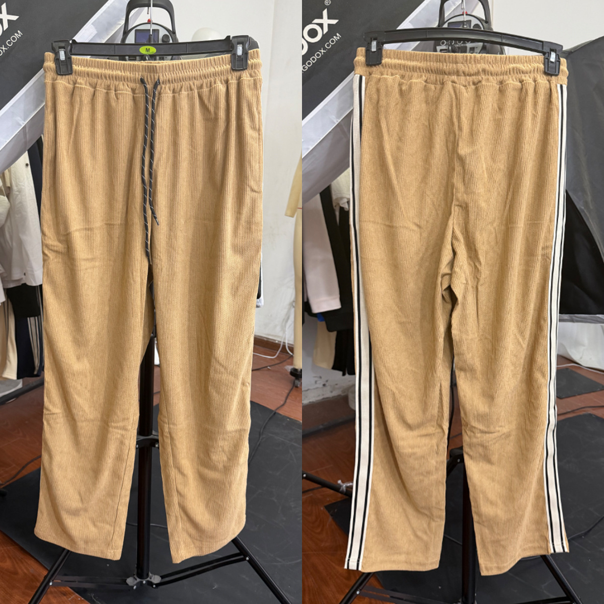 Breathable Drawstring-waist Relaxed-fit Outdoor Casual Straight-leg Trousers - Image 4