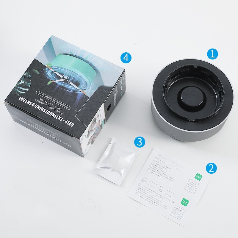 Smoke Removal Air Purification Ashtray Anion Purification Practical Automatic Purifier Ashtray Portable Gadgets For Car Ashtray - Image 8