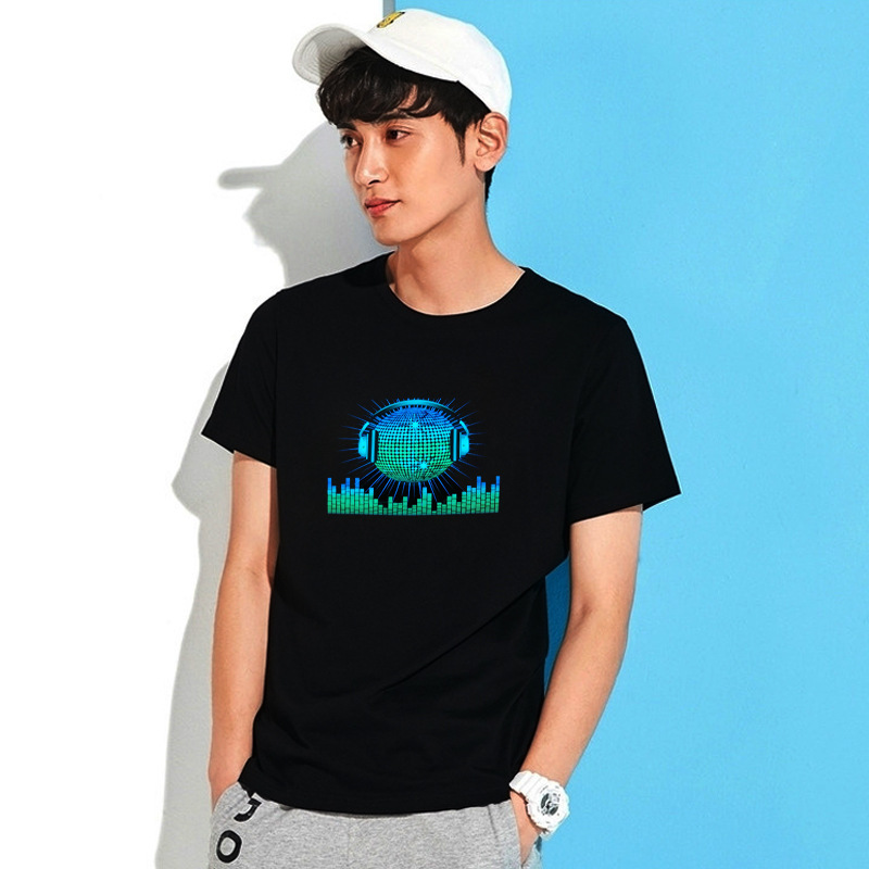 LED-lit Short-sleeve T-shirt Shirt