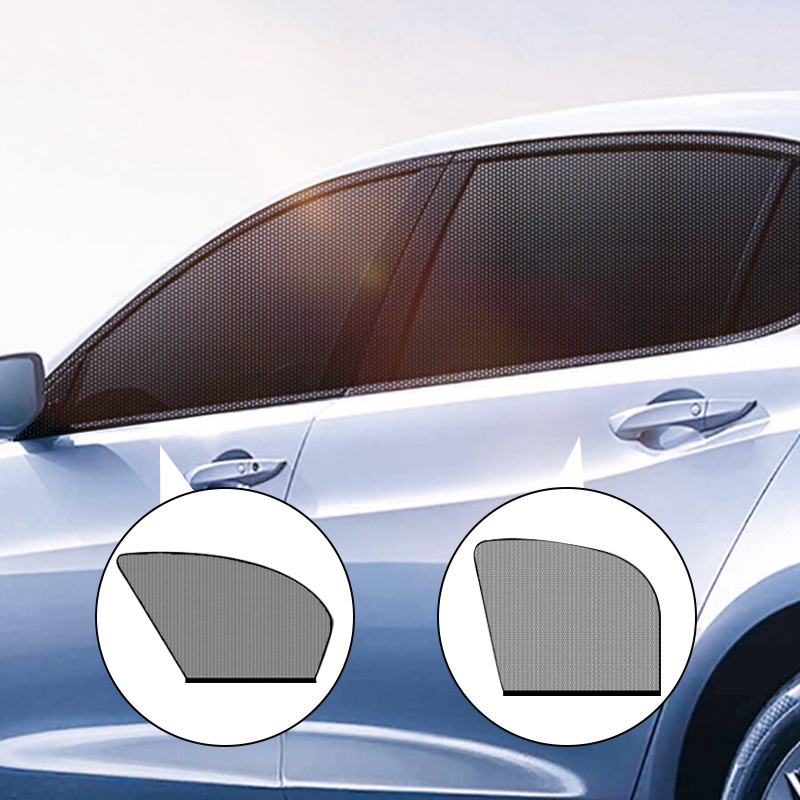 Car Front&Rear Side Curtain Sun Visor Shade Mesh Cover Insulation Anti-mosquito Fabric Shield UV Protector Car Accessories Car Side Window Sunshades Window Screen Door Covers UV Protector - Image 8