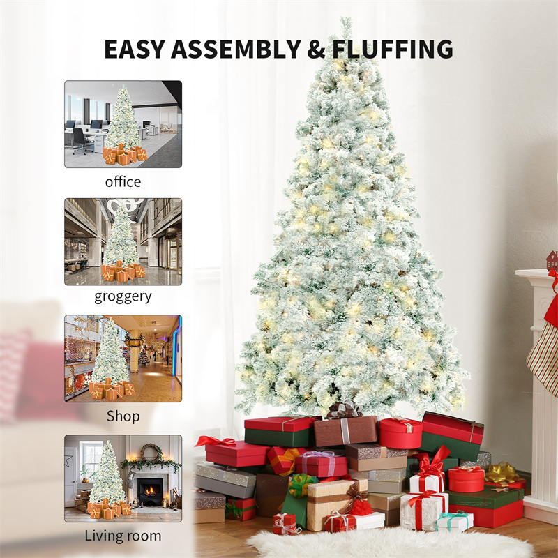 Christmas Tree PVC Artificial Snow Christmas Tree Mall Window Decoration Tree Cedar Christmas Tree Christmas Decoration Supplies - Image 10