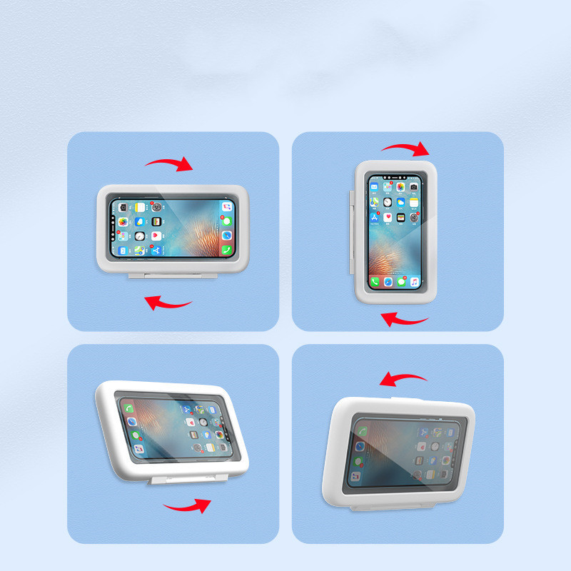 Shower Phone Box Bathroom Waterproof Phone Case Seal Protection Touch Screen Mobile Phone Holder For Kitchen Handsfree Gadget - Image 9