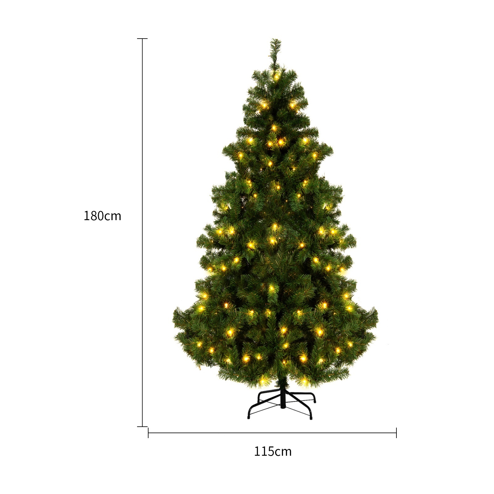 Christmas Tree PVC Artificial Snow Christmas Tree Mall Window Decoration Tree Cedar Christmas Tree Christmas Decoration Supplies - Image 5