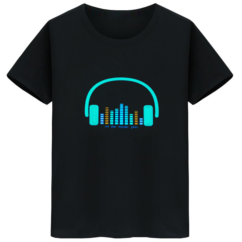 LED-lit Short-sleeve T-shirt Shirt - Image 7