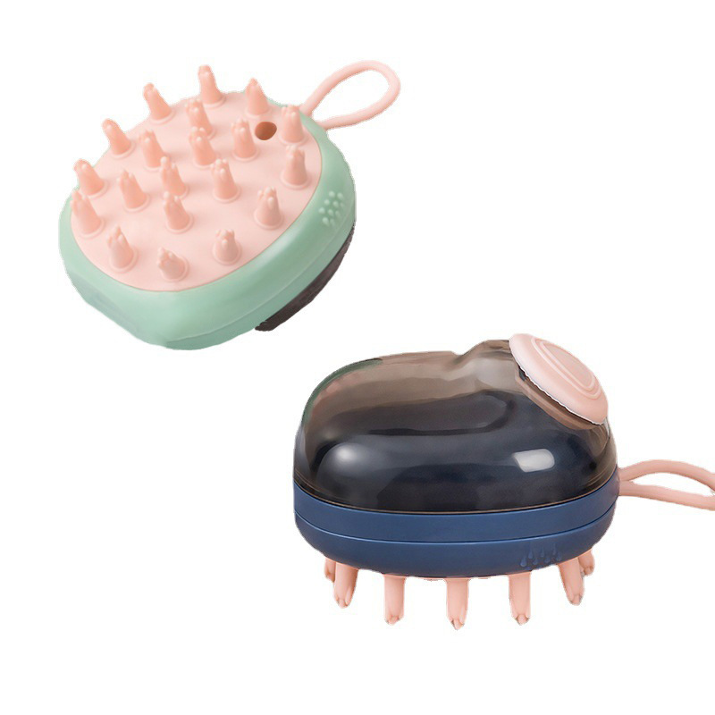 New 2 In 1 Pet Cat Dog Cleaning Bathing Massage Shampoo Soap Dispensing Grooming Brush Pets Supplies - Image 5