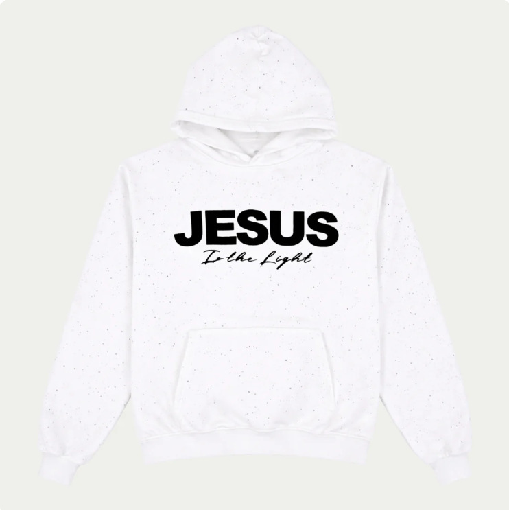 Printed Loose Fitting Unisex All Matching Hoodie - Image 3