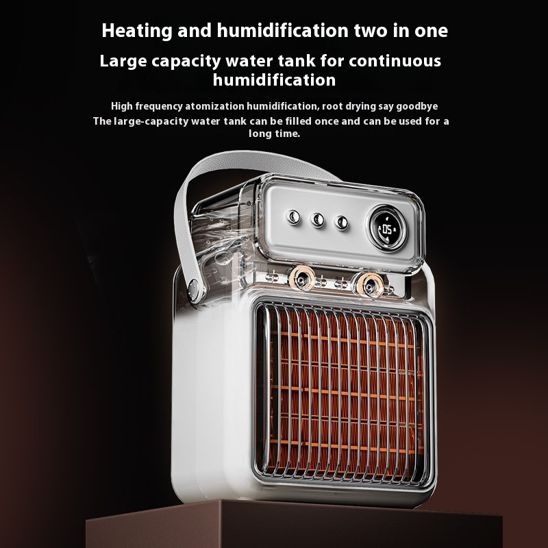 1200W 2 In 1 Efficient Room Heater Humidifying Table Heater Overheating Protections Heater Indoor Heater Suitable For Offices - Image 11