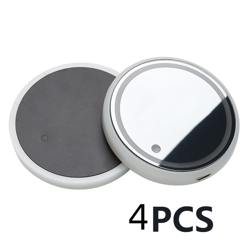 Colorful Cup Holder LED Light-up Coaster Solar & USB Charging Non-slip Coaster Ambient Light For Car Automatically - Image 8