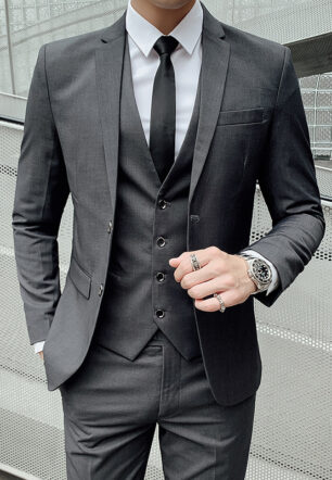 Two-button Suit Jacket Dress Pants Two-piece Set