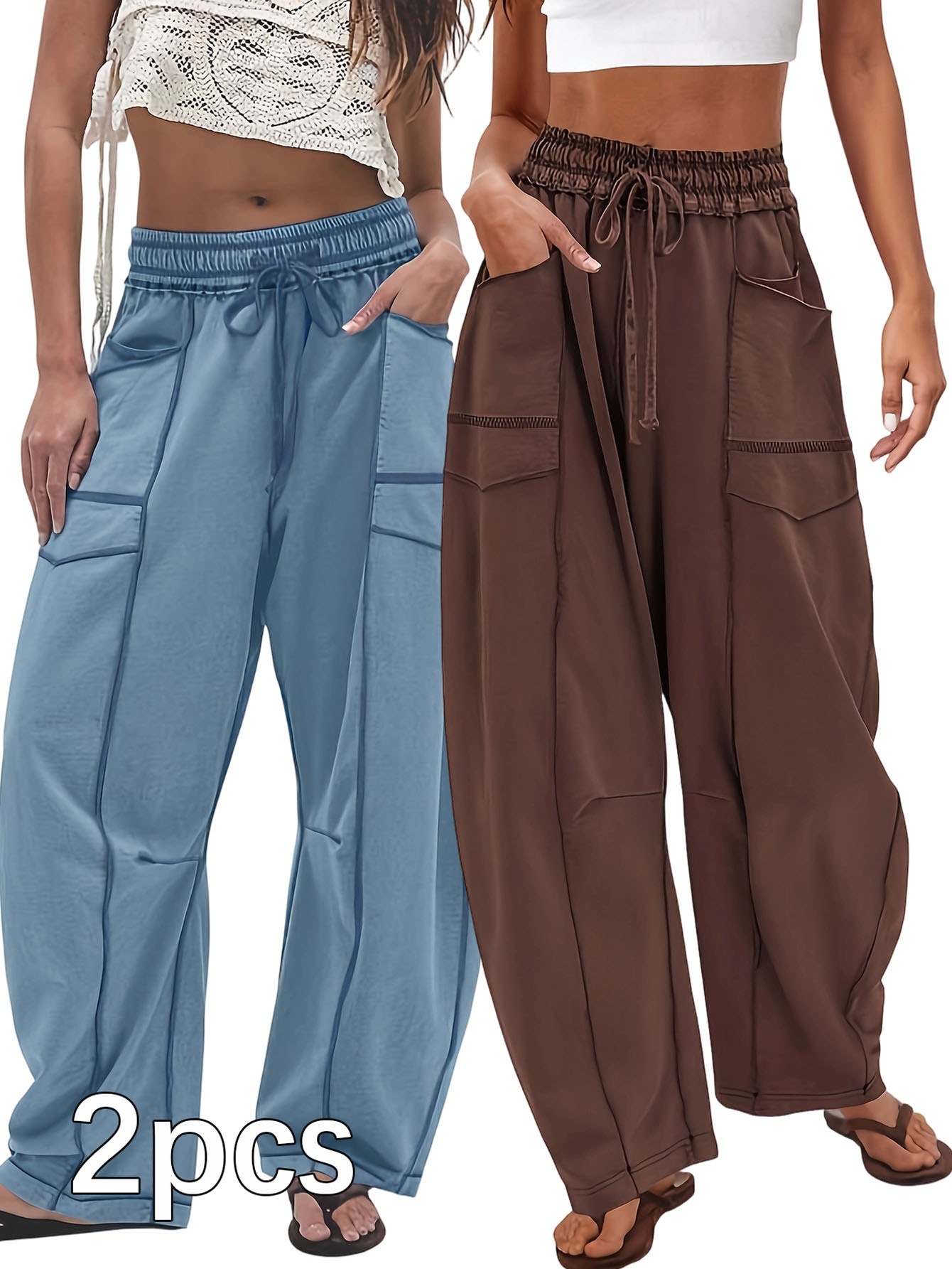 Women's Summer Loose Wide-leg Casual Pants - Image 3