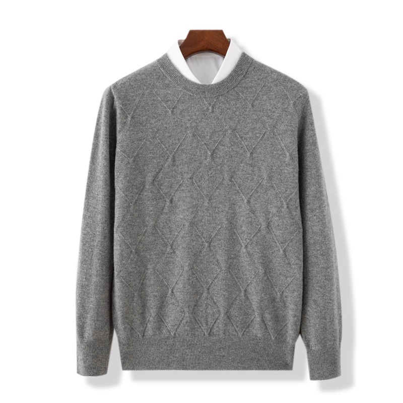 New AutumnWinter Wool Sweater Mens Pullover - Image 5