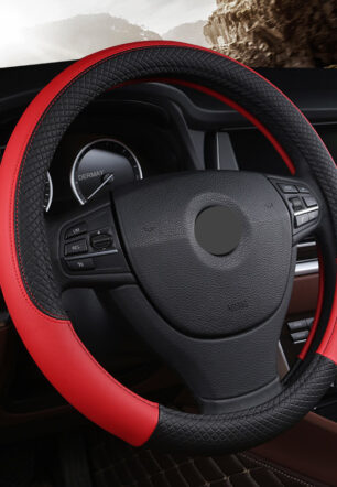 Universal Leather Car Steering Wheel Cover
