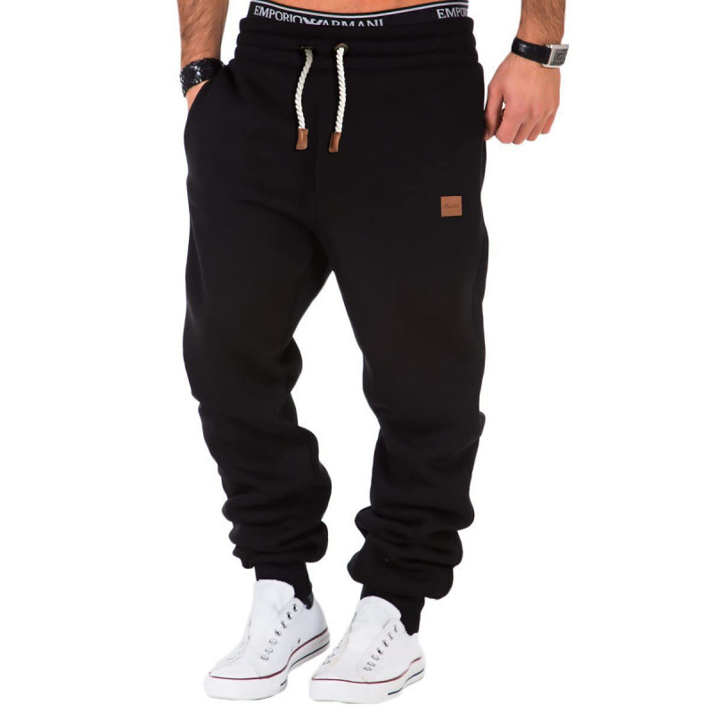 Mens AutumnWinter Patchwork Training Sweatpants - Image 5