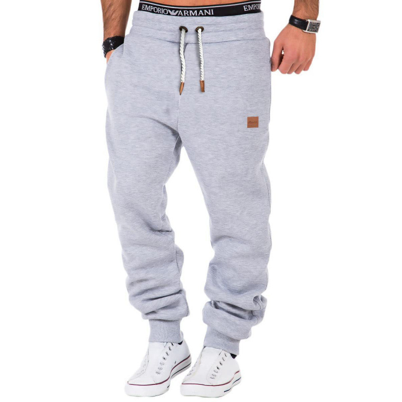 Mens AutumnWinter Patchwork Training Sweatpants - Image 6