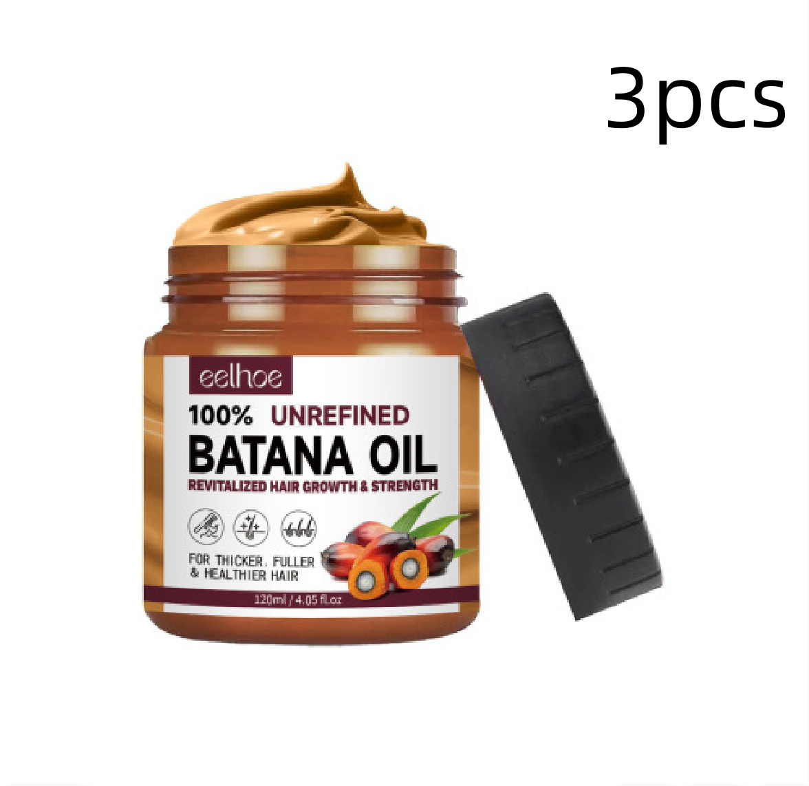 Hair Conditioner Pure Batana Oil Straightening Smoothing Hair Mask Anti Hair Loss Treatments Split Ends Damaged Fluffy Hair - Image 7