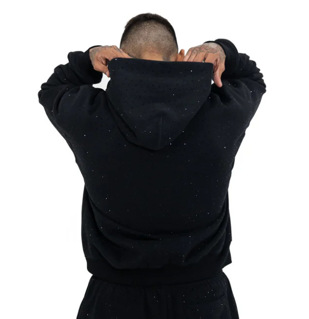 Printed Loose Fitting Unisex All Matching Hoodie - Image 6