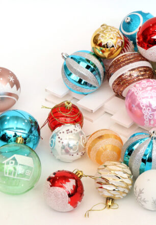 Christmas ball, bright ball, 6cm24, Christmas decorations, Christmas tree, Christmas tree decoration