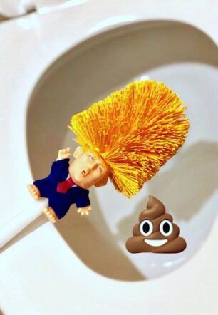 Funny Donald Trump Toilet Brush