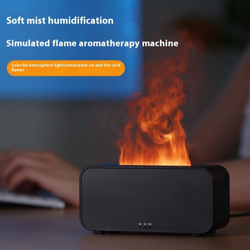 Timing Simulation Aroma Diffuser Usb Household Flame Humidifier Aromatherapy Machine Spray Air Flame Humidifier Diffuser - Image 5