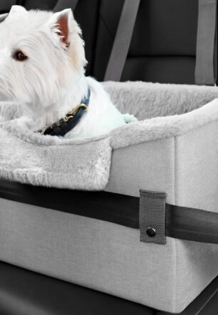 Portable Small Dog Car Seat Dog Booster Seat For Car With Clip-On Safety Leash Perfect For Small Pets Pet Products