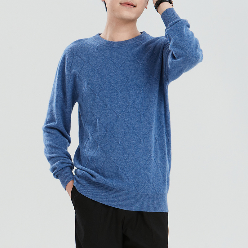 New AutumnWinter Wool Sweater Mens Pullover - Image 3