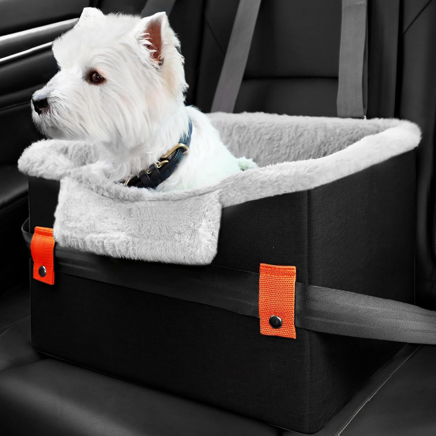 Portable Small Dog Car Seat Dog Booster Seat For Car With Clip-On Safety Leash Perfect For Small Pets Pet Products - Image 6